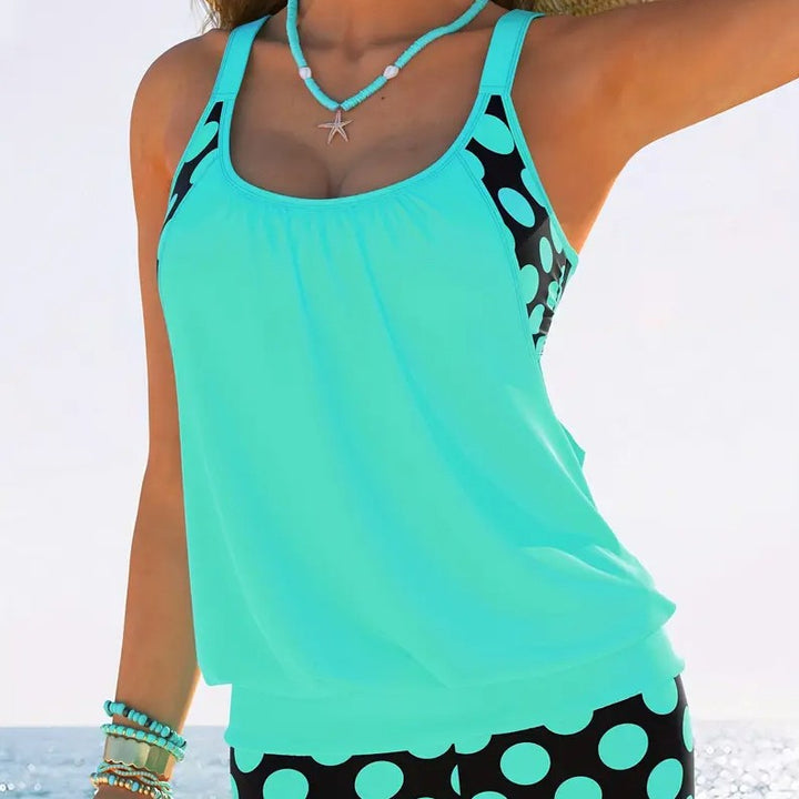 Eqlire | Polka Dot Two-Piece Swimsuit