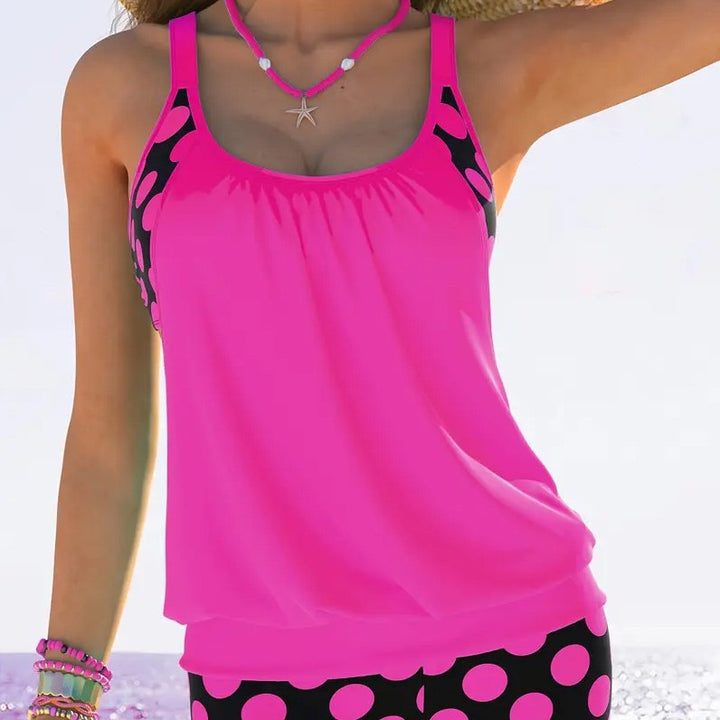 Eqlire | Polka Dot Two-Piece Swimsuit