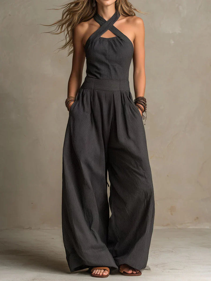 Bianca | Elegant Linen and Cotton Jumpsuit