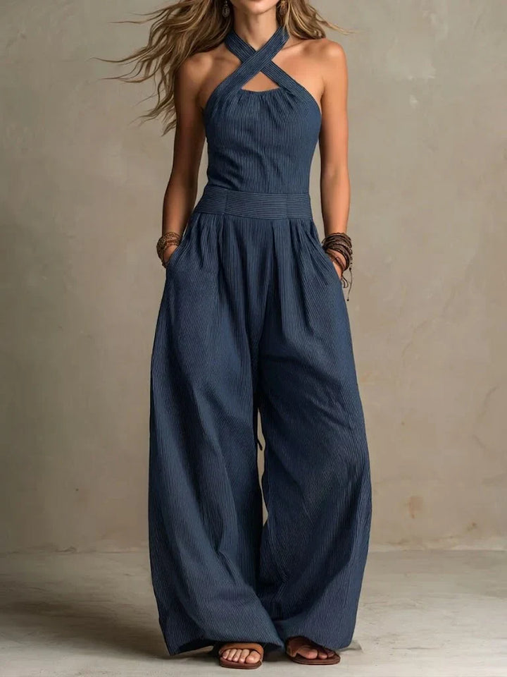 Bianca | Elegant Linen and Cotton Jumpsuit